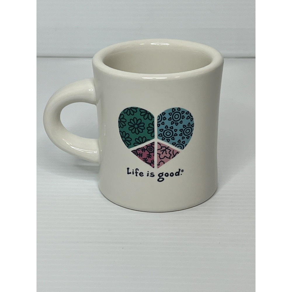 Life Is Good Seasonal Heart‎ Do What You Like Like What You Do Coffee Mug 12 Oz